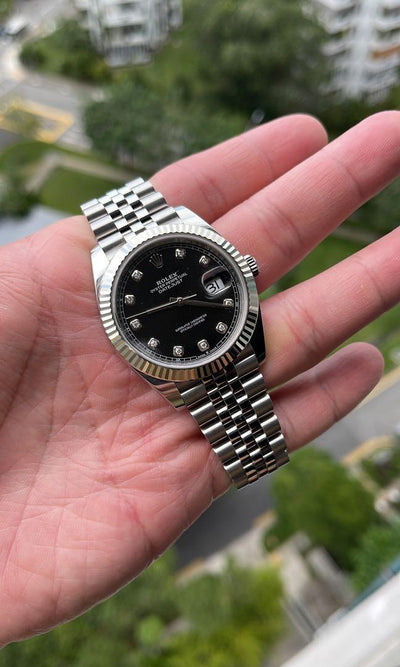 Rolex Date-Just Black Dial